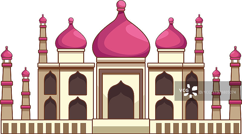 印度泰姬陵古迹建筑图片素材