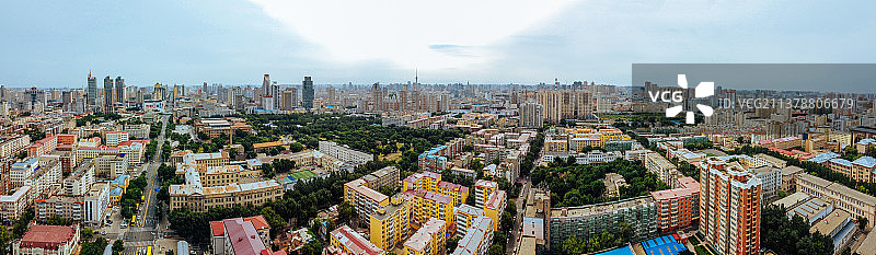 哈尔滨 地标 航拍 工业大学 南岗区 道里区图片素材