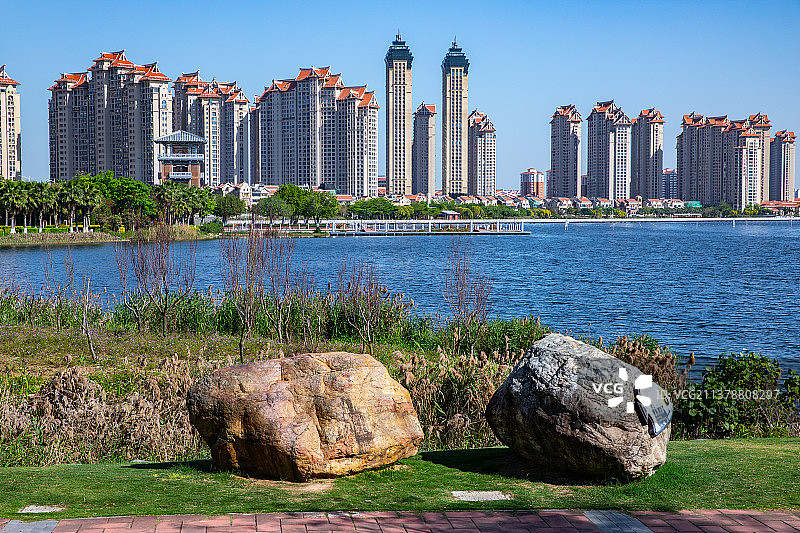 集美水秀广场图片素材