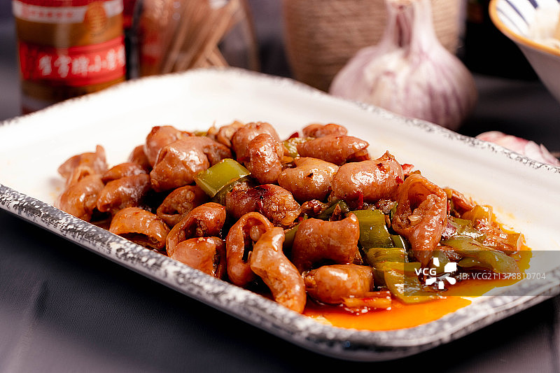 家常菜之香香肥肠图片素材