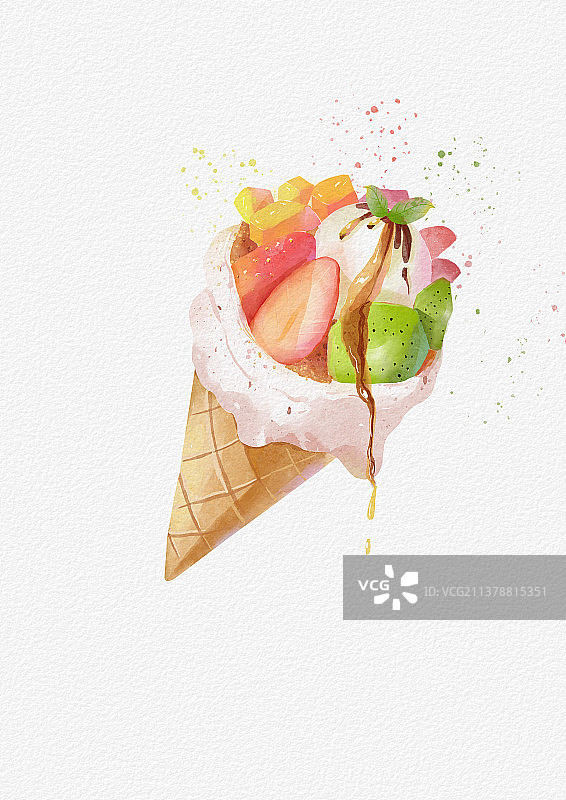 冰淇淋图片素材