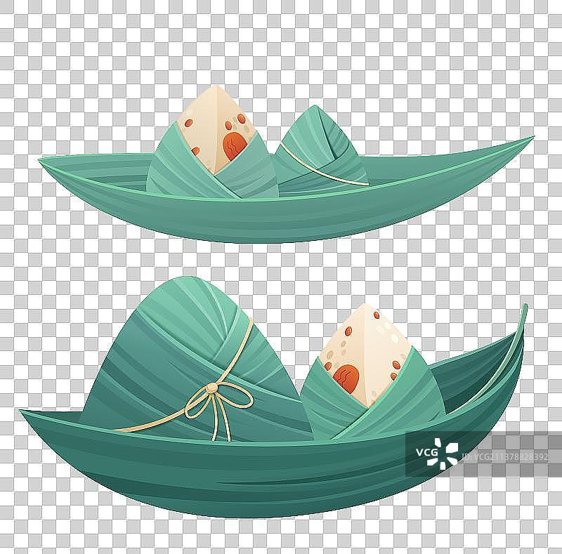 红枣甜粽船元素图片素材