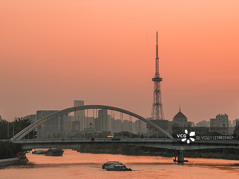 东吴塔的余晖图片素材