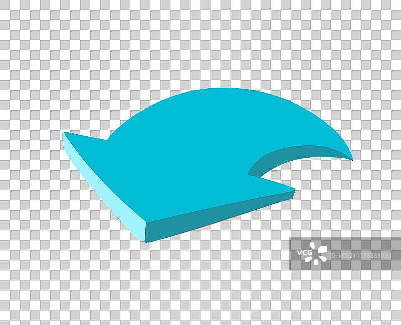 蓝色箭头图片素材