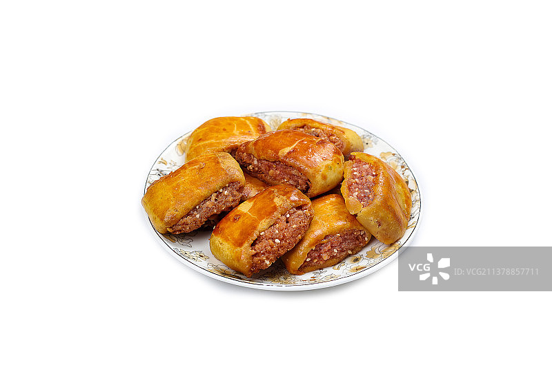 松软鲜香鸡仔饼图片素材