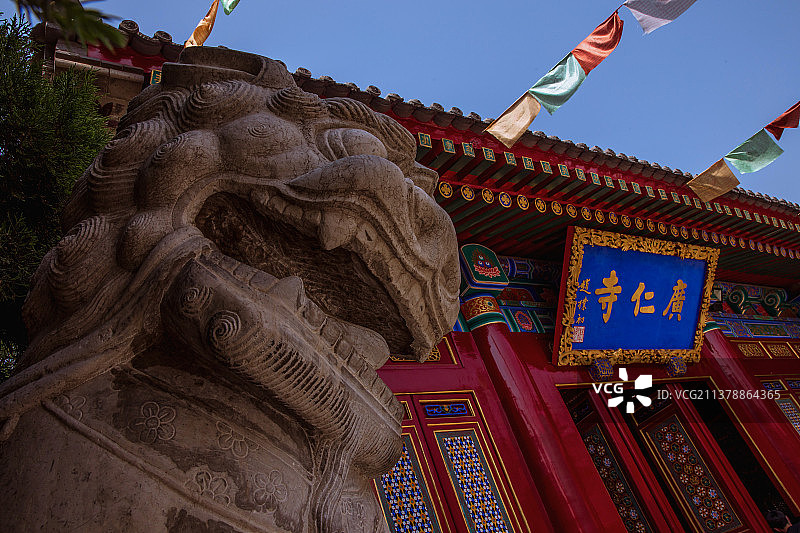 西安广仁寺图片素材