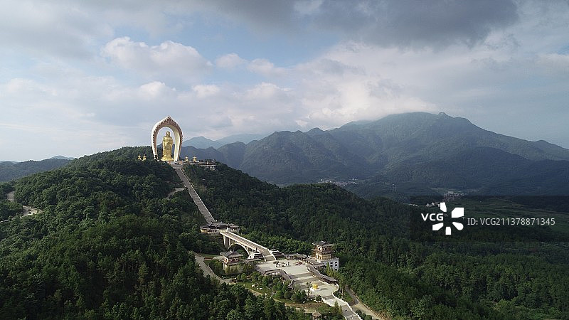 东林寺大佛图片素材