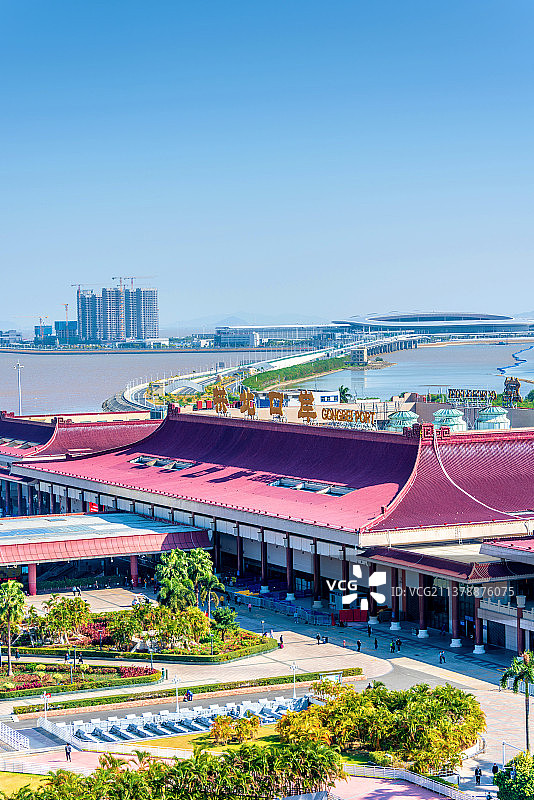 中国广东珠海拱北口岸图片素材