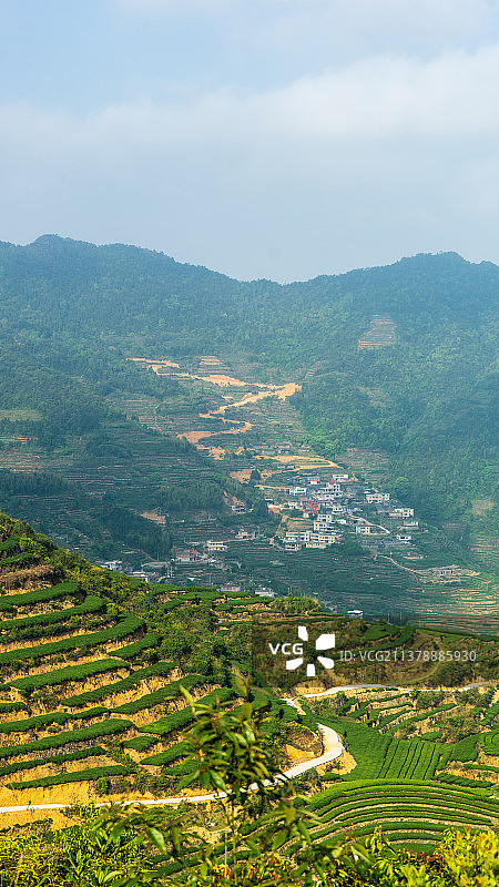 茶乡天路图片素材
