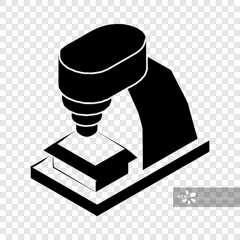 简约黑色风格的机床图标图片素材