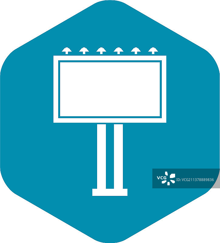 简约风格广告牌图标图片素材