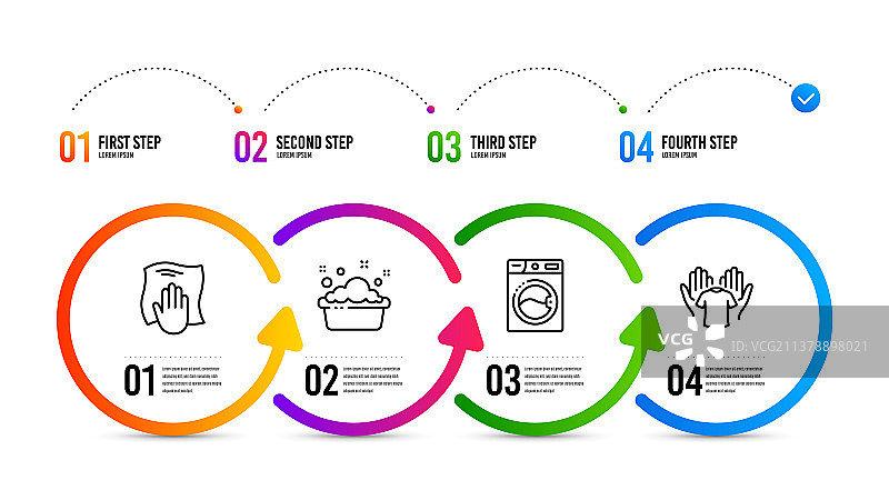 手洗洗衣机和T恤图片素材