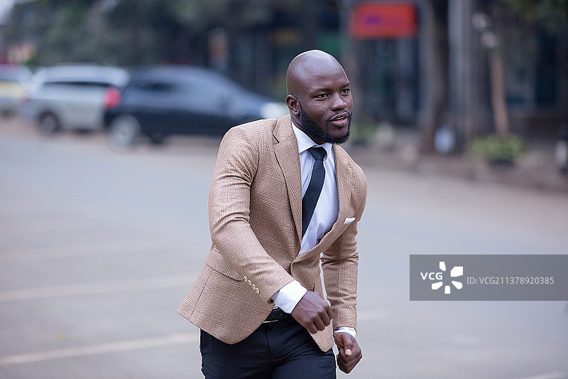 内罗毕的年轻商人图片素材