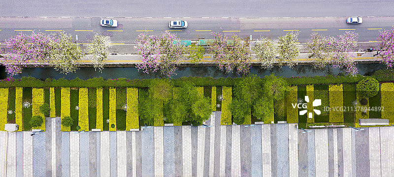 现代化城市立体交通航拍立交桥道路四通八达风景壁纸图片素材