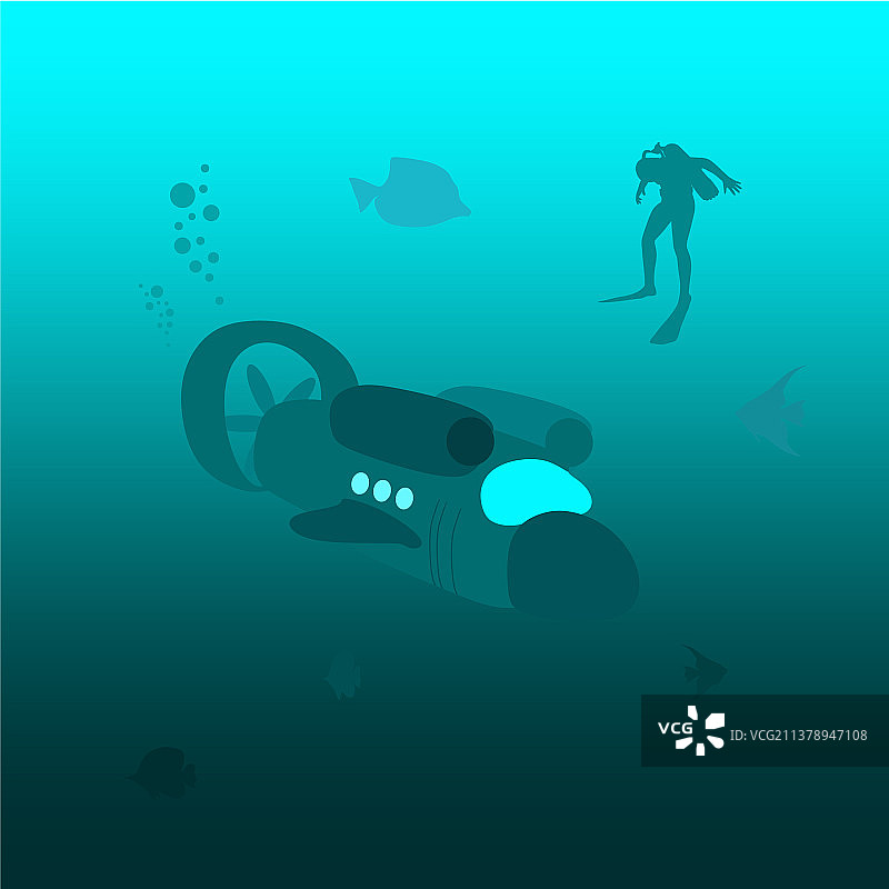 跳水运动的概念图片素材