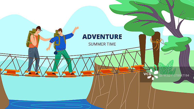 卡通扁平风格图片素材