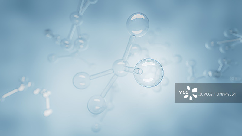 三维立体分子结构图片素材