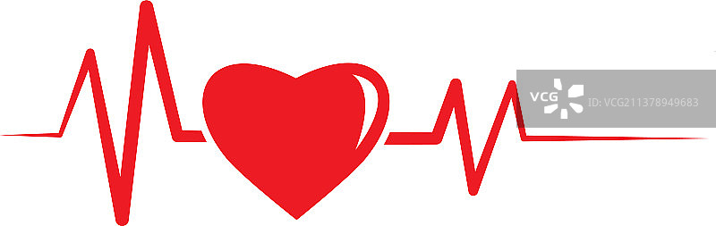 心跳线图片素材