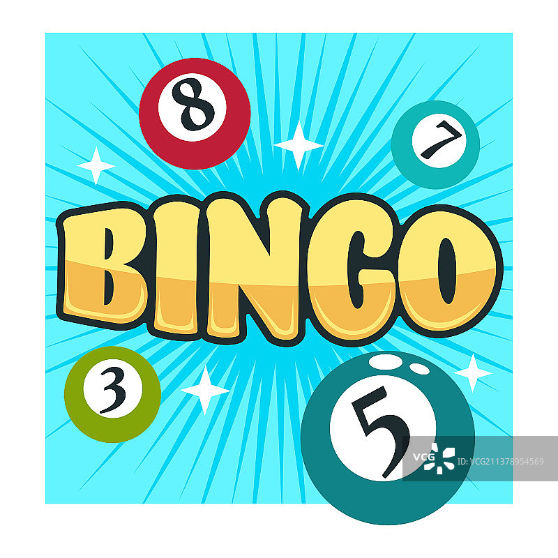宾果游戏赌博俱乐部孤立图标球图片素材
