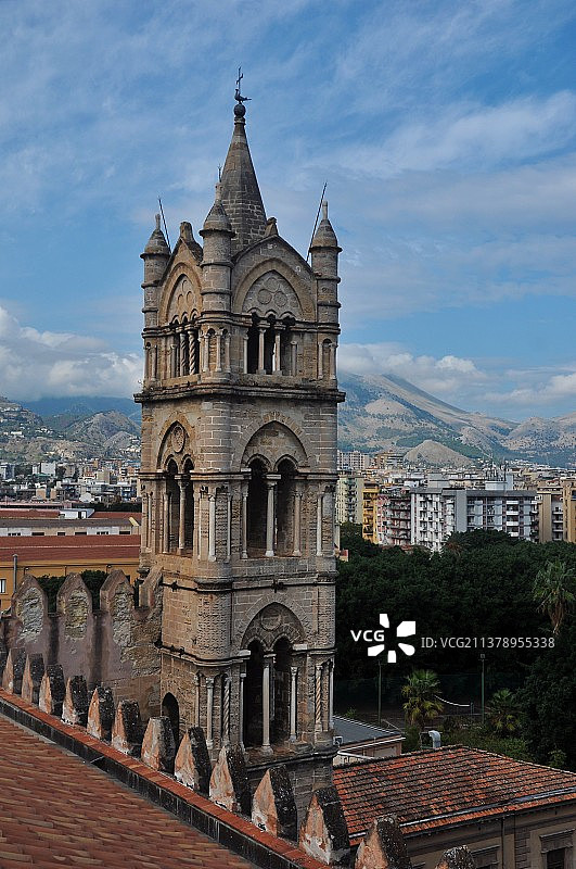 意大利西西里巴勒莫大教堂 Palermo Cathedral图片素材