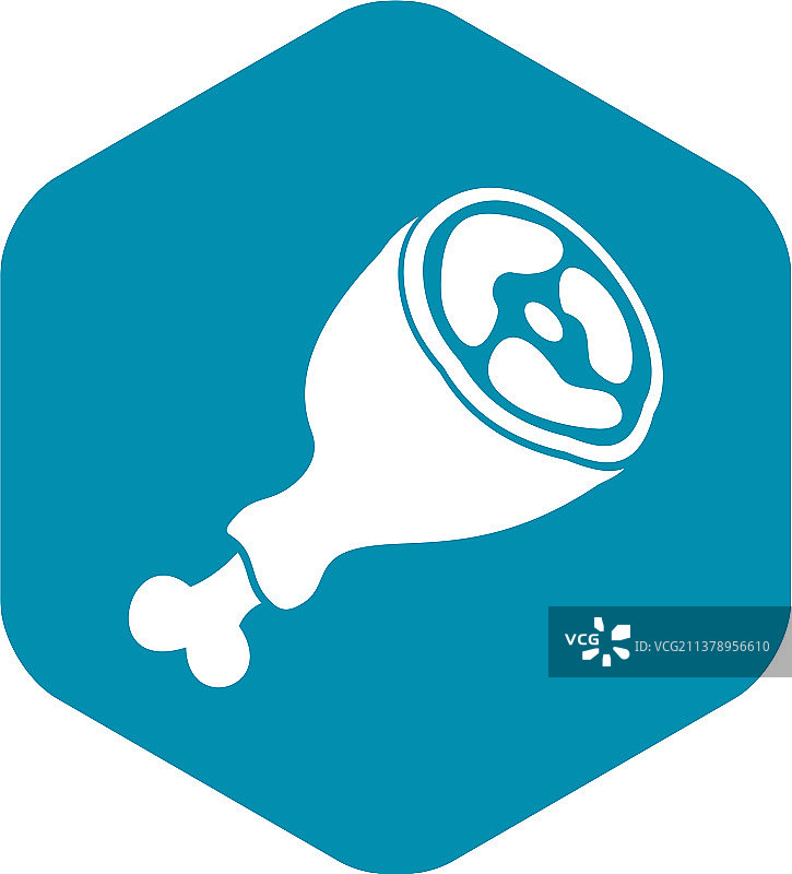 肉块图标，简约风格图片素材