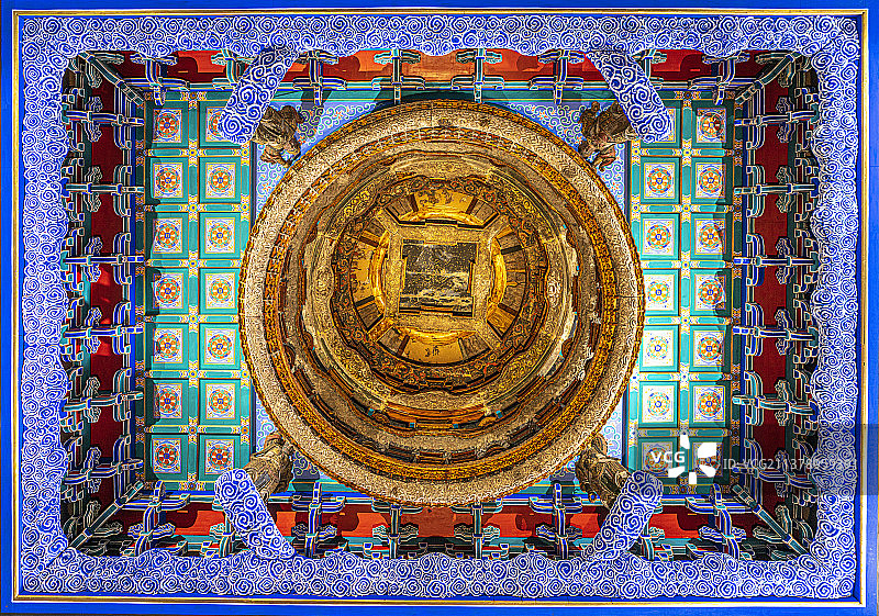 先农坛 隆福寺 藻井图片素材