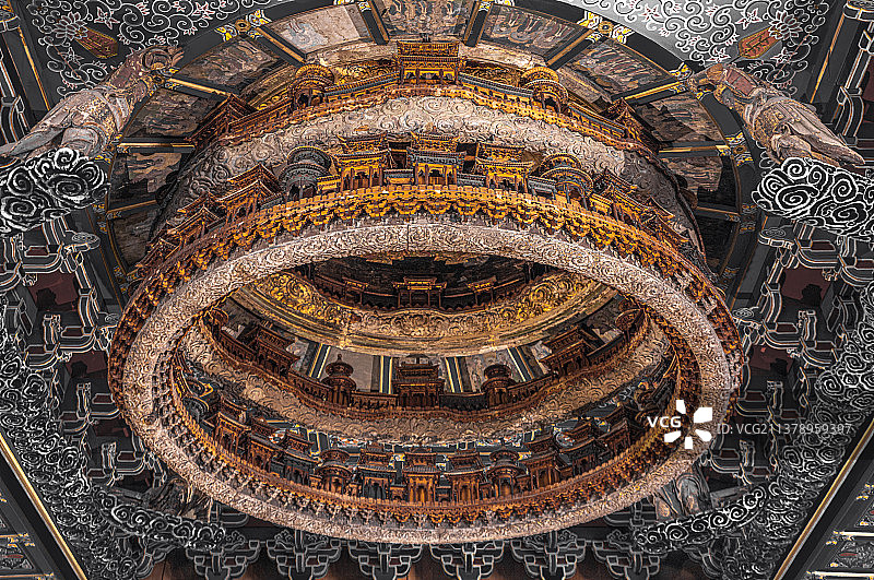先农坛 隆福寺 藻井图片素材