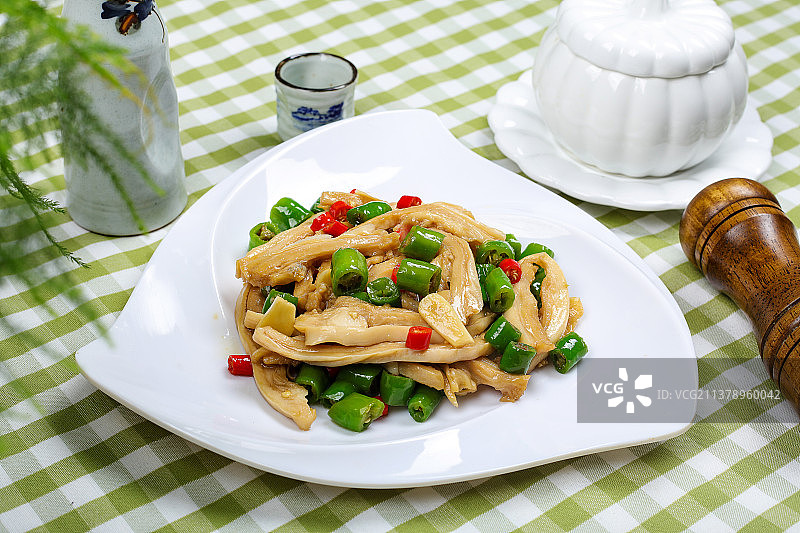 辣椒炒猪肚图片素材