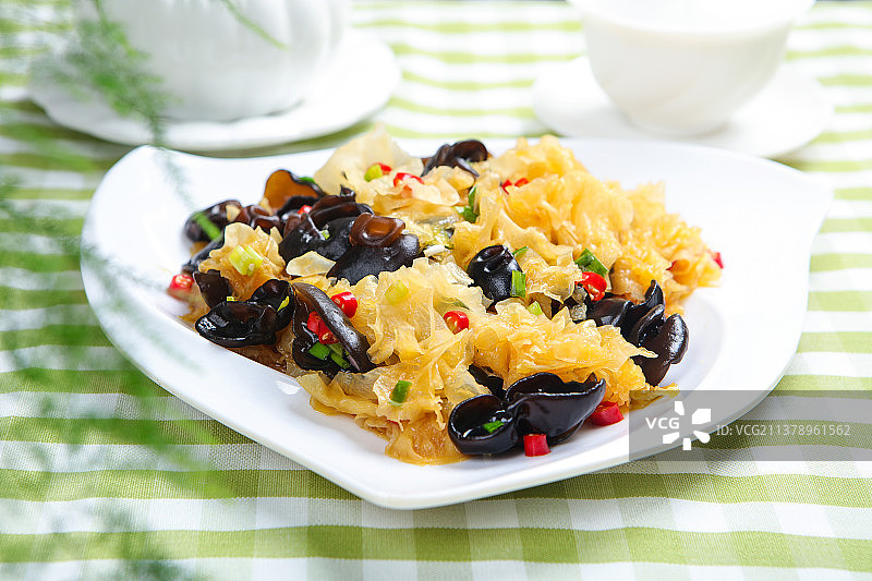 凉拌银耳木耳图片素材