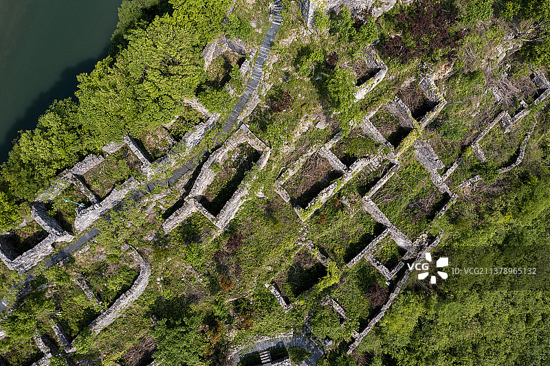 湖北襄阳南漳春秋寨景区图片素材