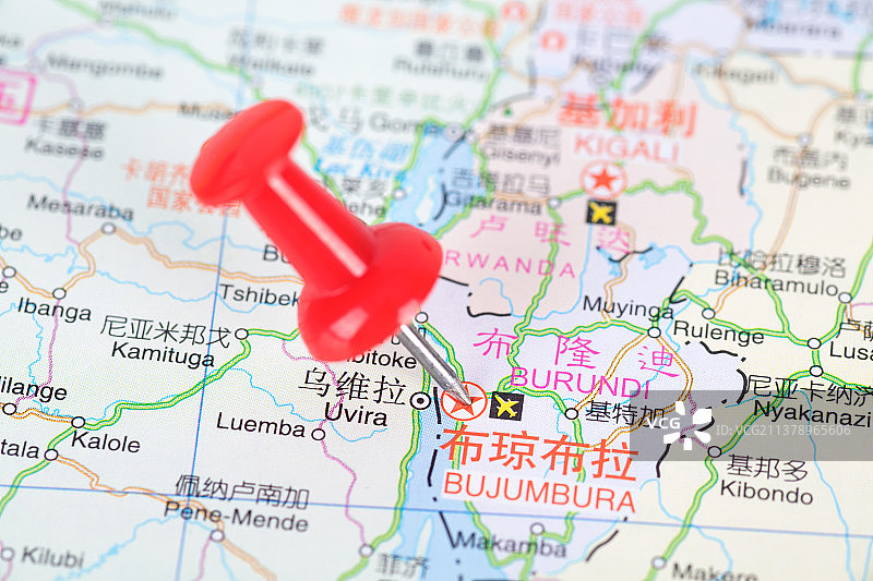 布隆迪首都位置图片素材