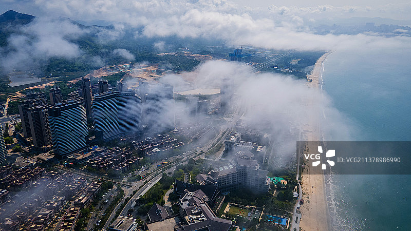 汕尾金町湾风光图片素材