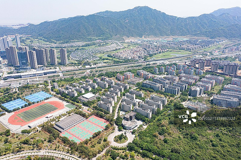 北京理工大学珠海学院航拍图片素材
