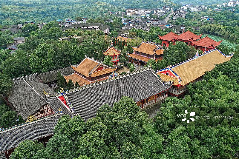 涞滩古镇二佛寺+重庆市合川区涞滩古镇图片素材