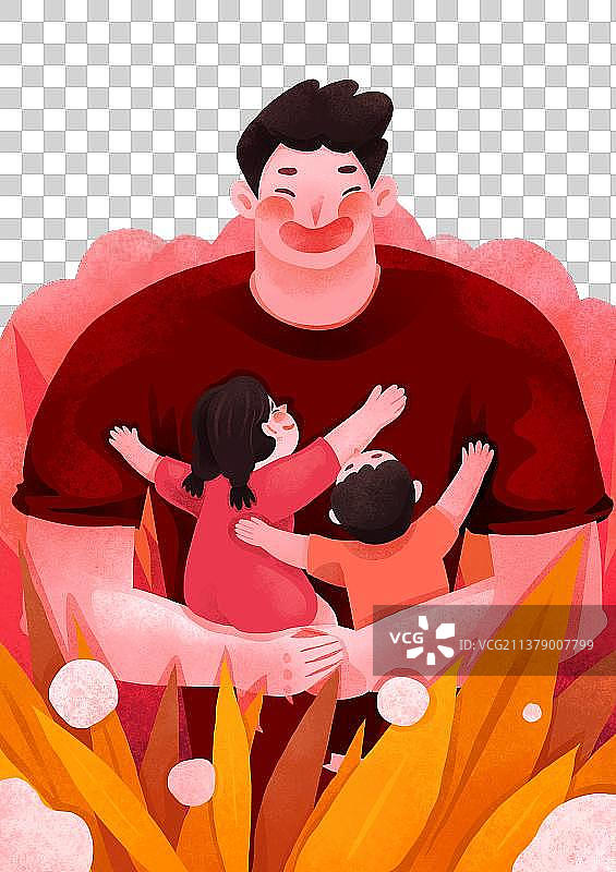 父亲节海报元素图片素材