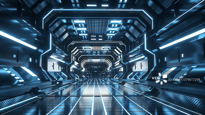 科技酷炫空间场景图片素材