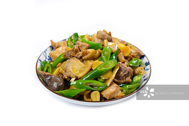 美味诱人的青椒鸡图片素材