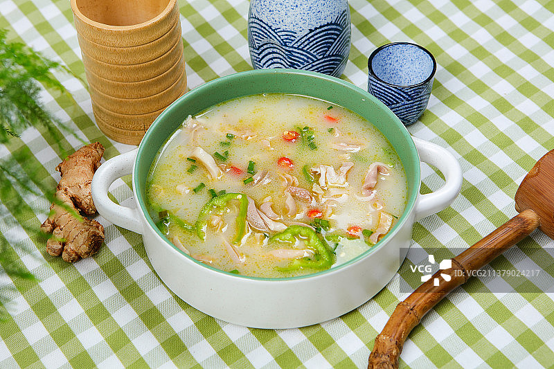 青椒猪肚汤图片素材