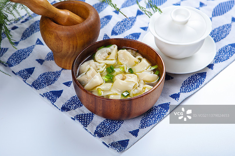 清汤小馄饨图片素材