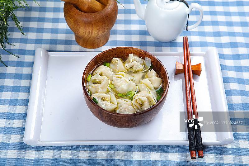 清汤小馄饨图片素材