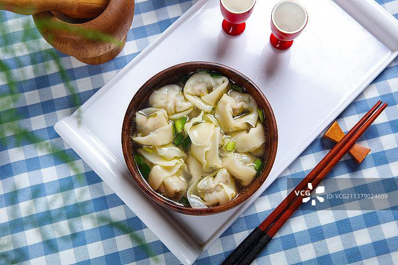 清汤小馄饨图片素材