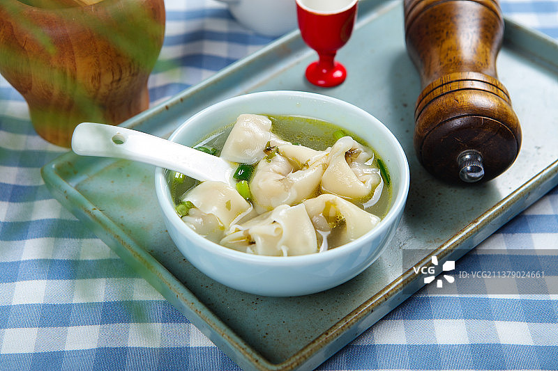 清汤小馄饨图片素材