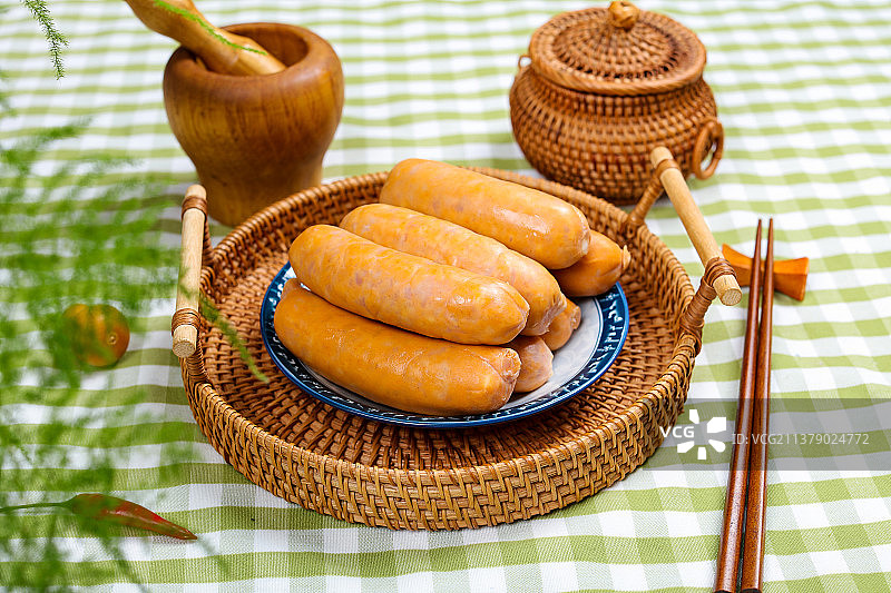 美味诱人的肉肠图片素材