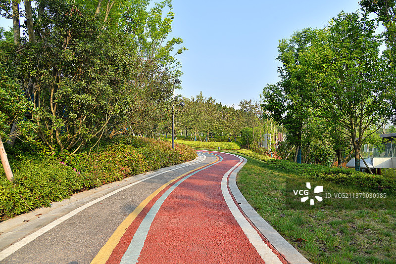 公园绿道图片素材