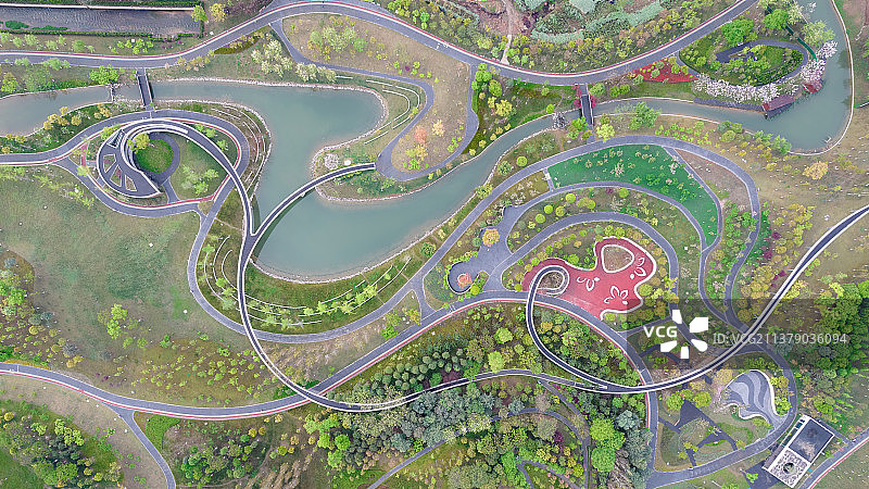 新川之心中央公园图片素材