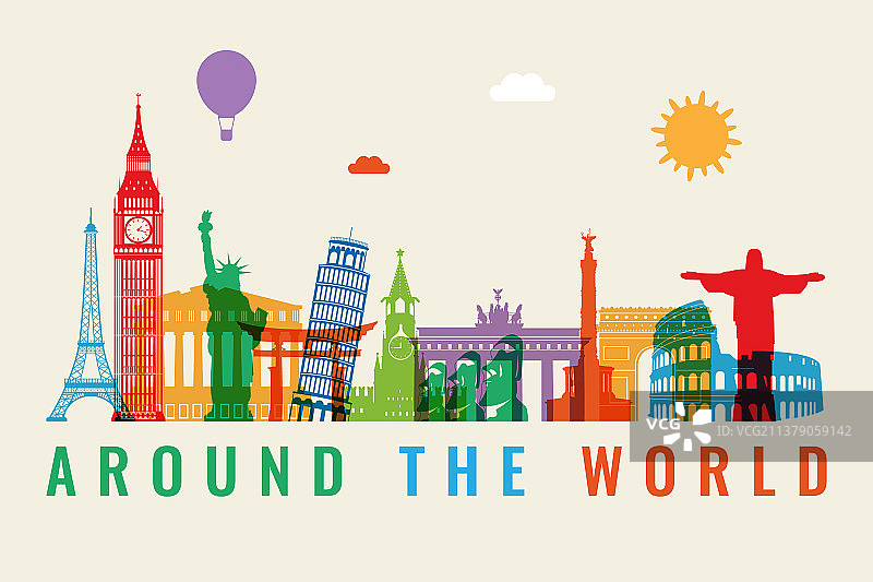 旅游作文与世界著名的地标图片素材