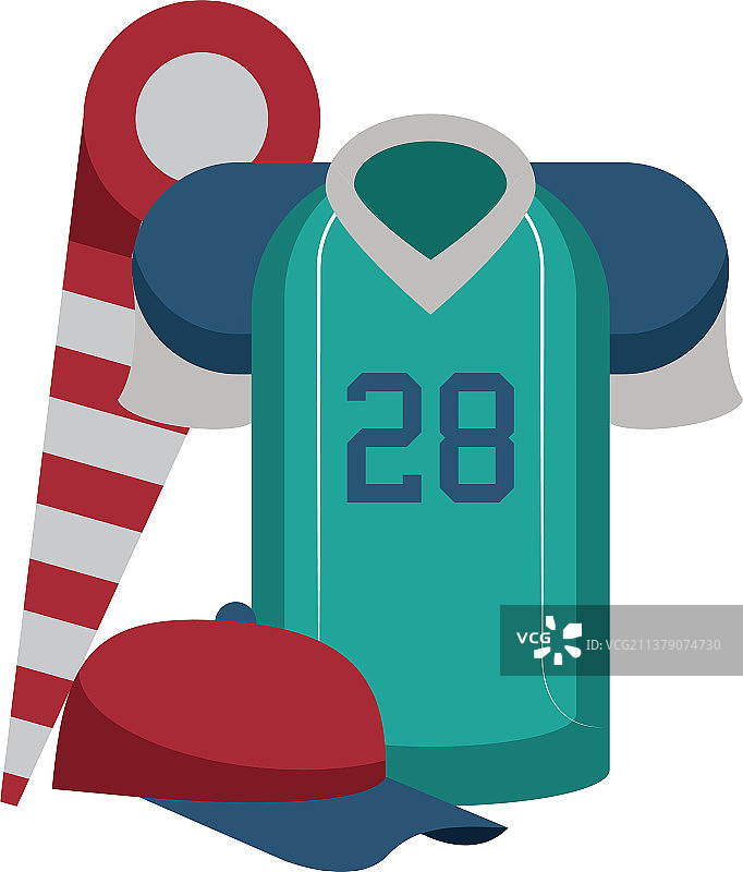 美式足球运动卡通游戏图片素材