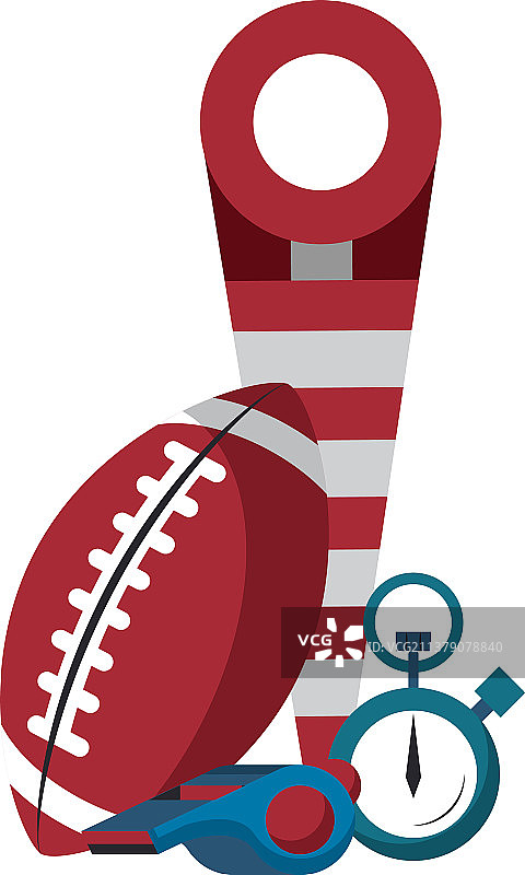 美式足球运动卡通游戏图片素材