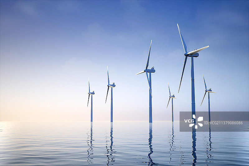 风力发电，太阳能，光伏，能源，水，海洋图片素材