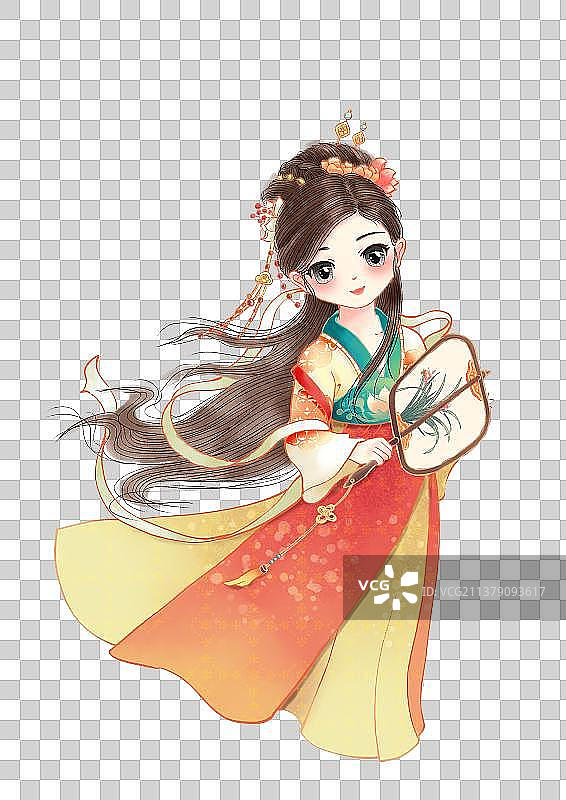 古风人物 卡通Q萌图片素材